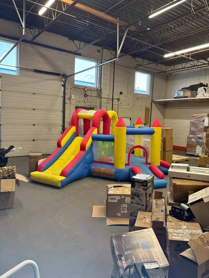 12.3 X 10 FT Inflatable Bounce House with 3 Racing Slides