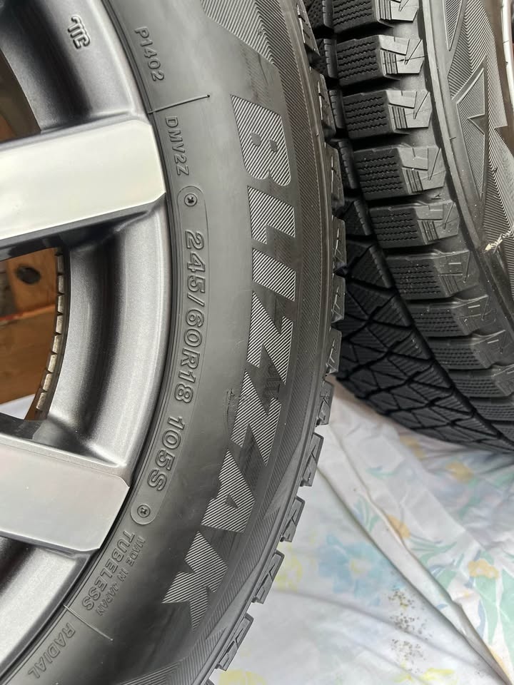 245/60R18 OEM Honda Pioot Rims and Bridgestone 2024 Tires - photo 4