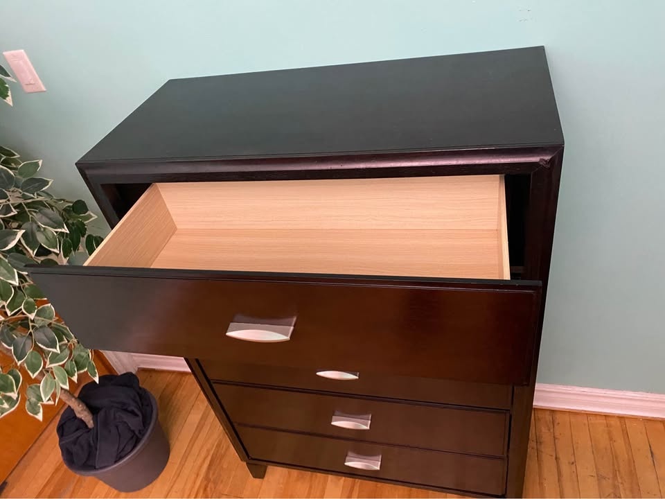 FREE DELIVERY: Modern 5-drawer dresser $150 (HRM) - photo 4