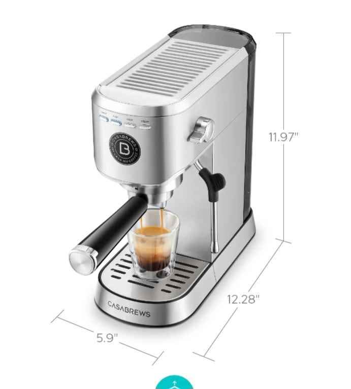 Casabrews Espresso Machine with Milk Frother - photo 4