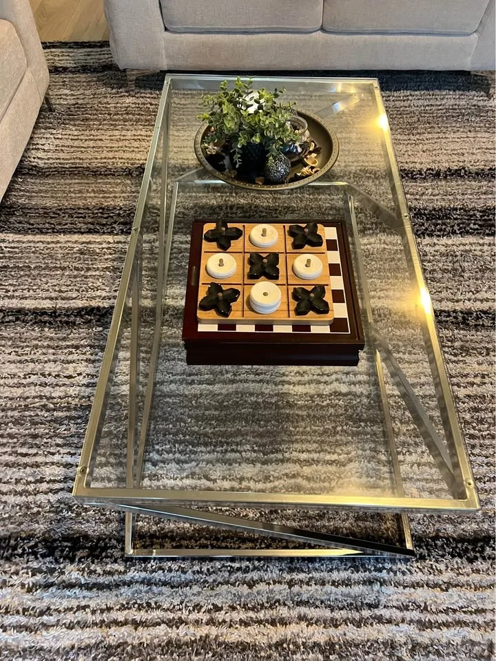 Modern Glass Coffee Table image indicator(2)