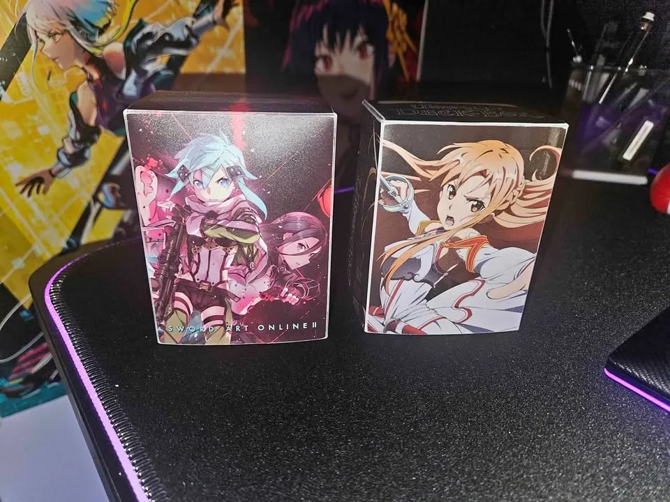 Sword Art Online Unused Standard Size Deck Boxes & Sleeves!