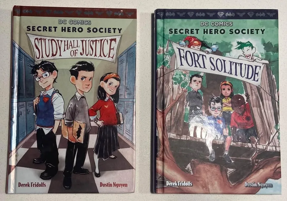 FREE EUC: DC Comics Secret Hero Society Book Series image indicator(2)