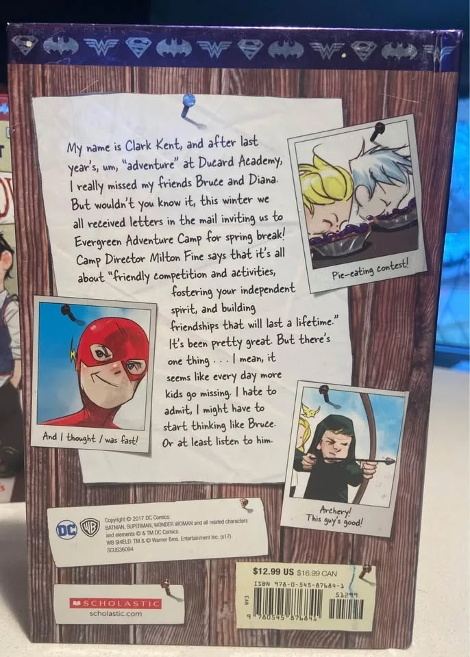 FREE EUC: DC Comics Secret Hero Society Book Series image indicator(4)