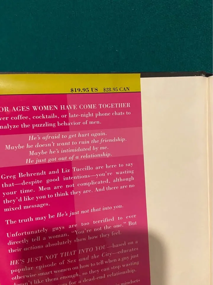 FREE EUC: He’s Just Not That Into You (Hard Cover) image indicator(3)