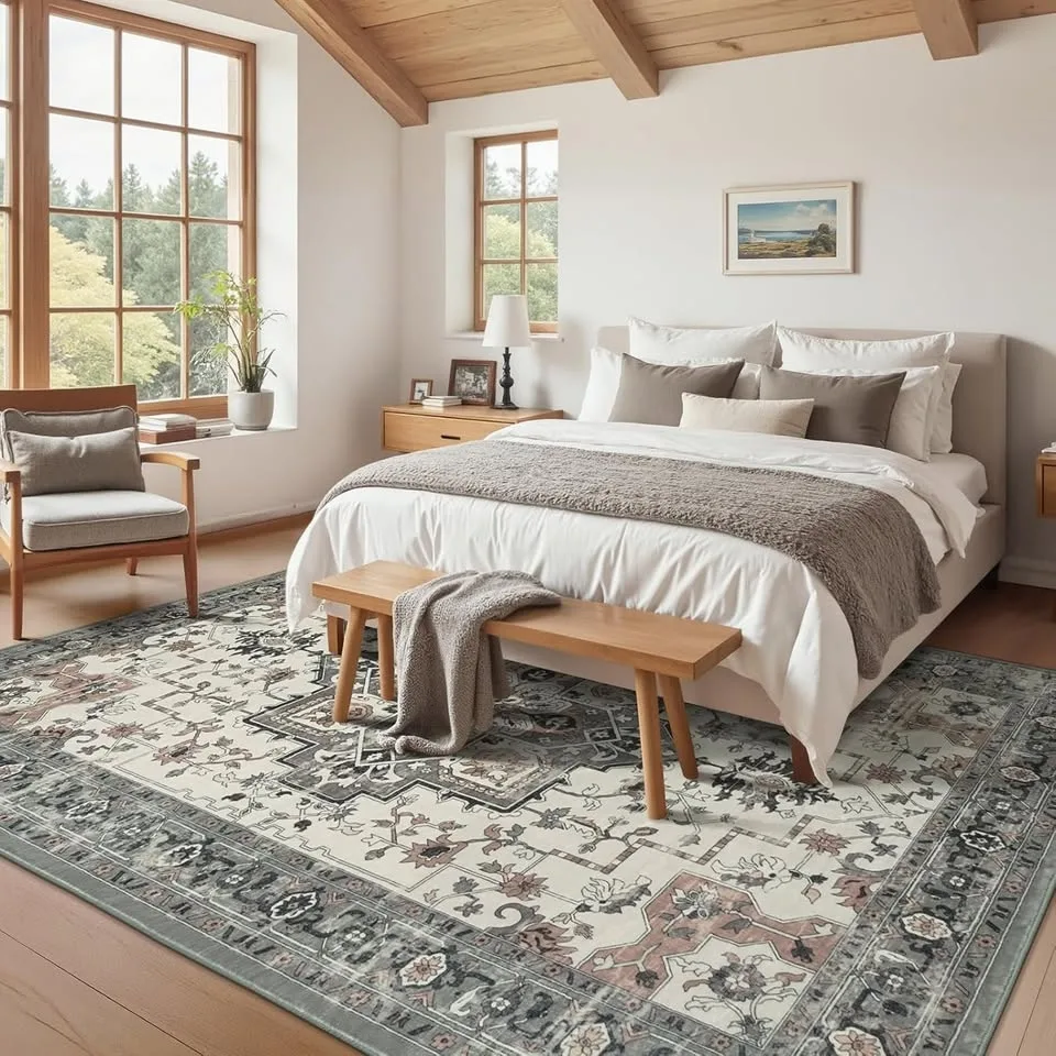 Carpelux 8x10 Area Rugs for Living Room Machine Washable image indicator(4)