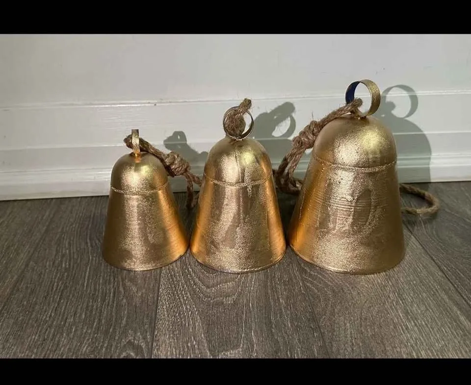 Decorative Metal Bells for Christmas image indicator(2)