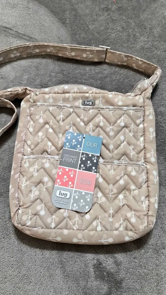 LUG Quilted Crossbody Purse NEW