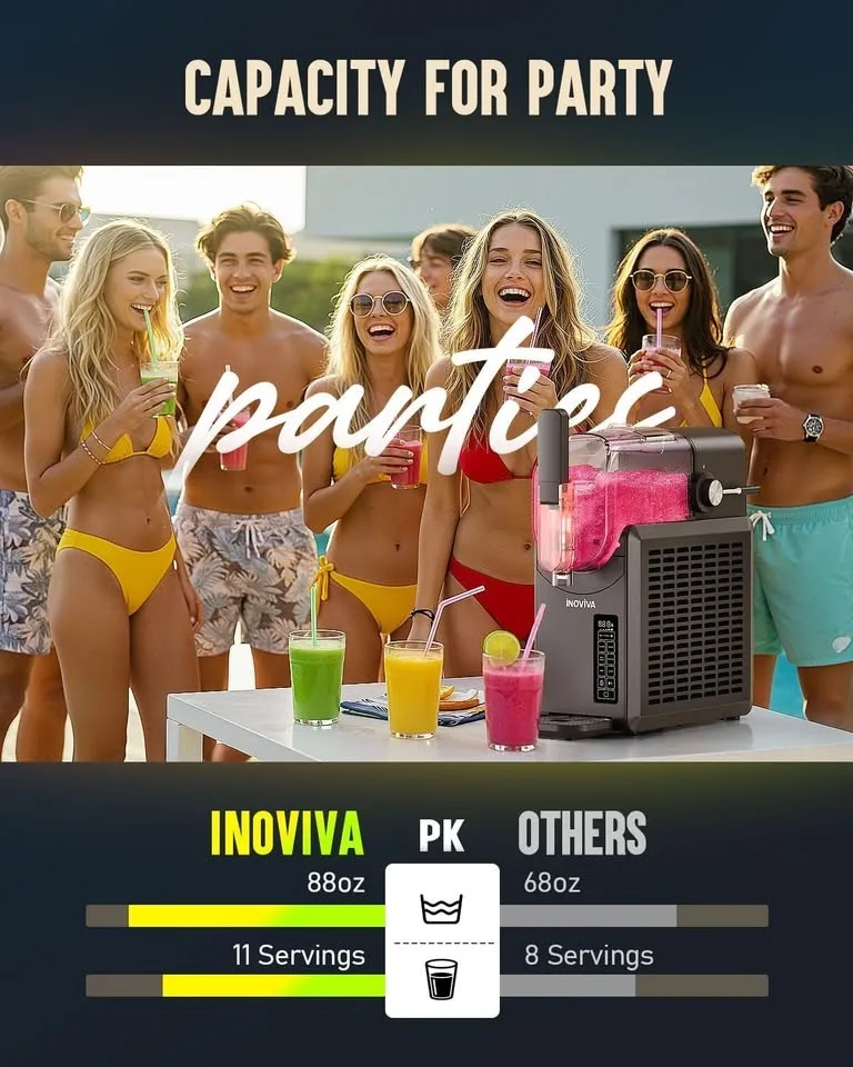 INOVIVA 88oz Slushy Machine image indicator(2)