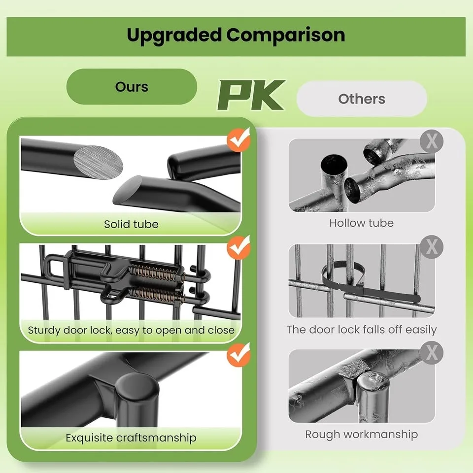 Garden Fence Panels with Gate 29ft(L) X 32in(H) image indicator(3)