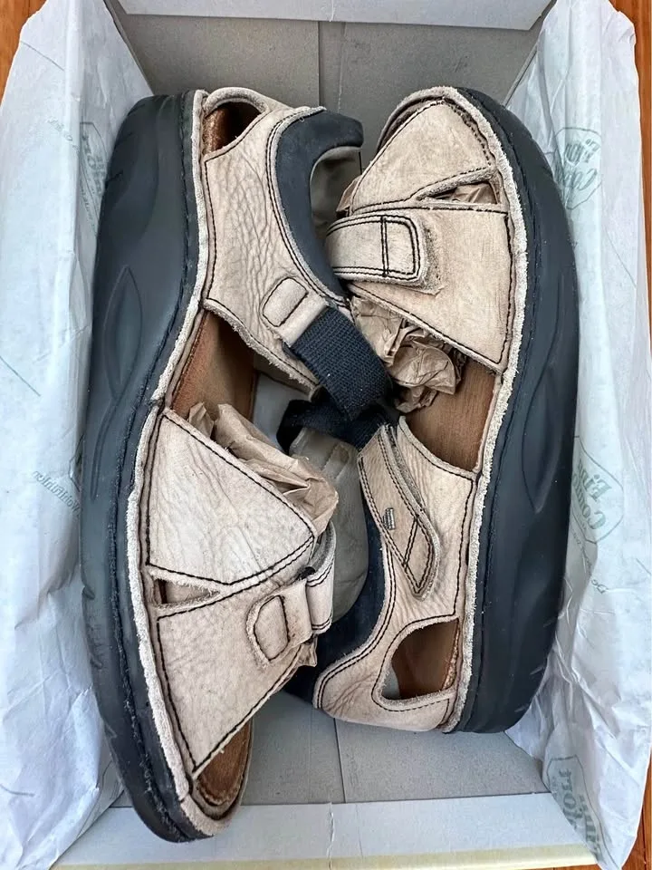 Finn Comfort Sandals 47 Schwarz/Havanna Made in Germany