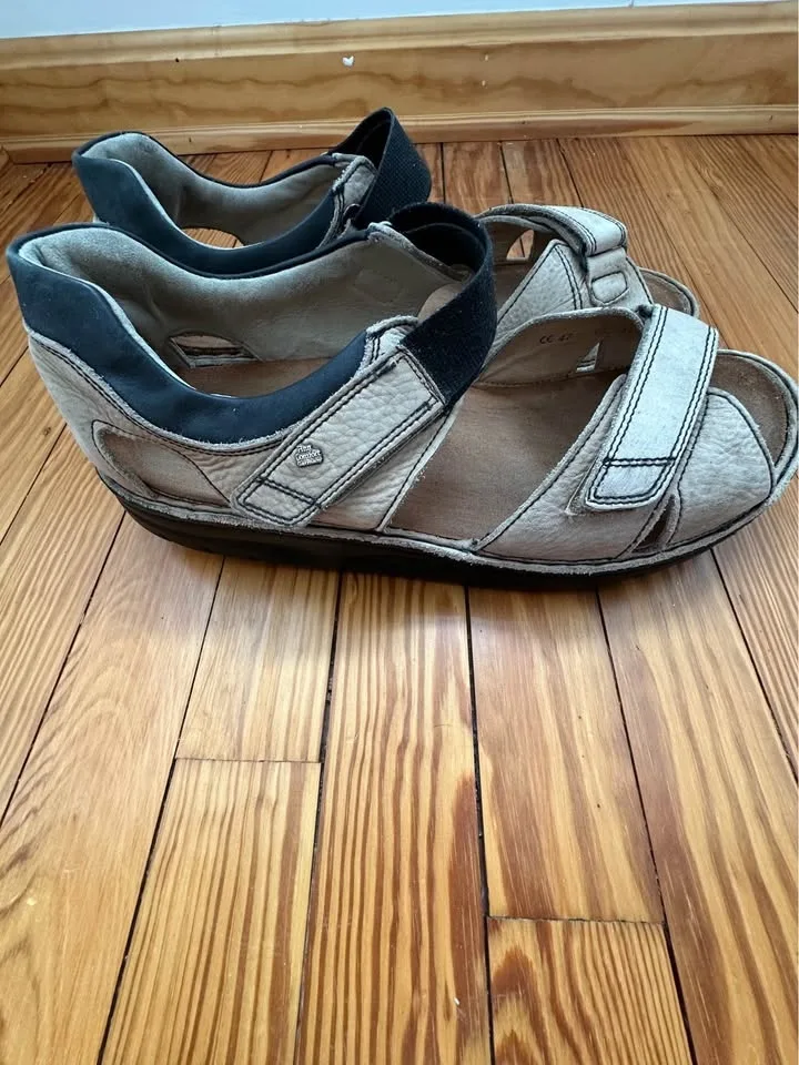 Finn Comfort Sandals 47 Schwarz/Havanna Germany #Cleanout image indicator(10)