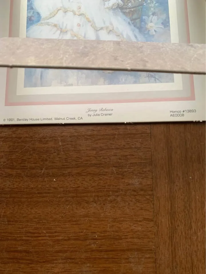 Julia Crainer matted print “Jenny Rebecca” #Cleanout image indicator(3)