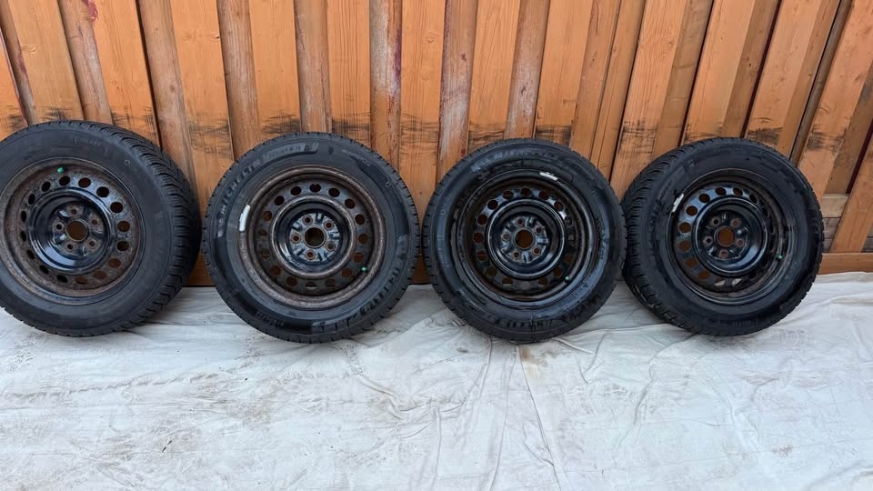 205/65R16 Michelin winter tires steel rims Toyota Camry winter p - photo 2