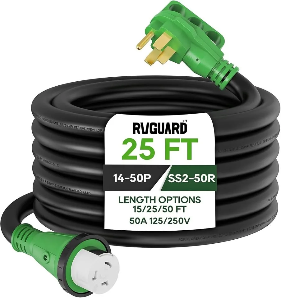 RVGUARD 50 Amp RV Power Extension Cord