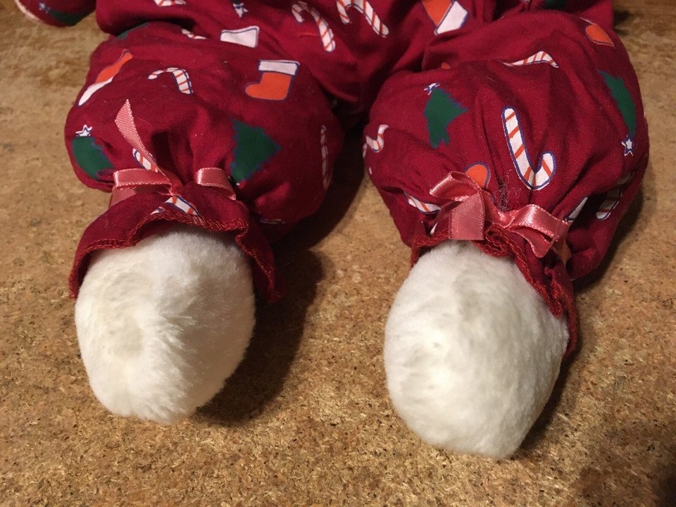 VINTAGE PLUSH CREATIONS INC 1990 WHITE BEAR JESTER - photo 4