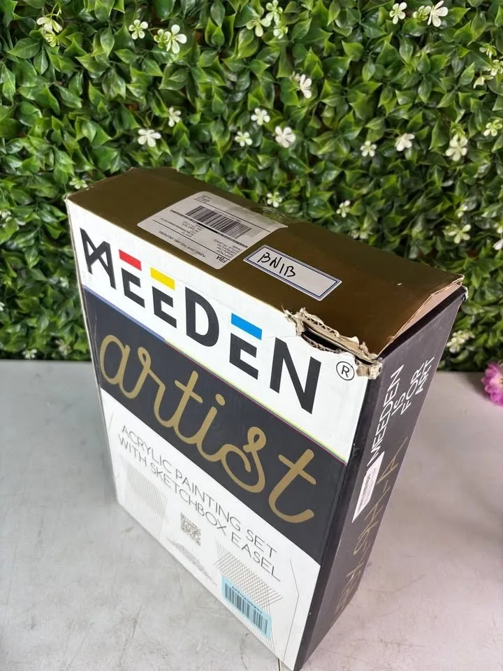 MEEDEN Artist Acrylic Painting Set with Black Tabletop Easel image indicator(5)