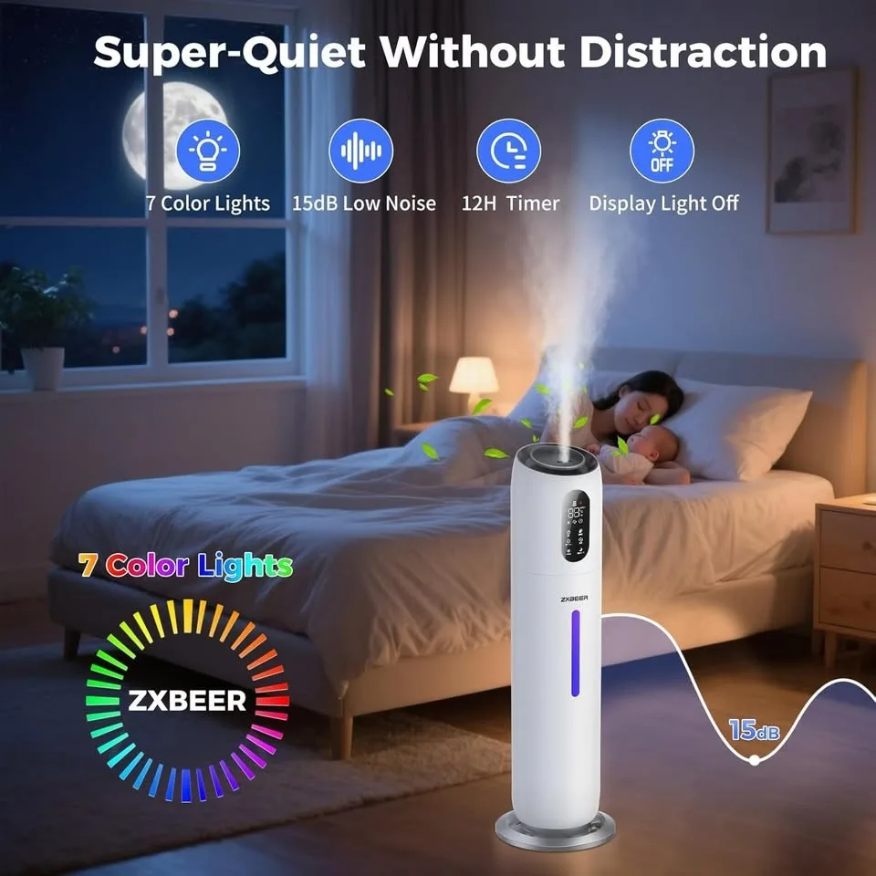 ZXBEER 9L Ultrasonic Humidifier image indicator(3)