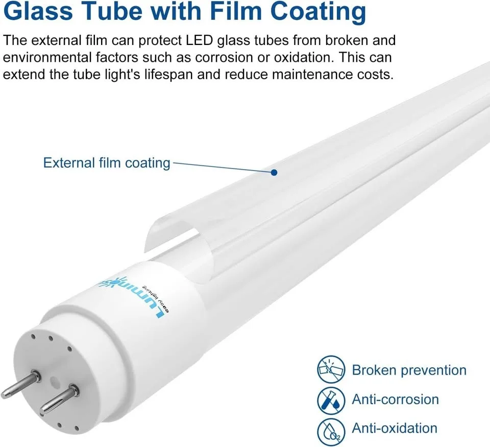 T8 LED Tube Light 4 Foot 18W, 36W Equivalent 2525LM image indicator(3)