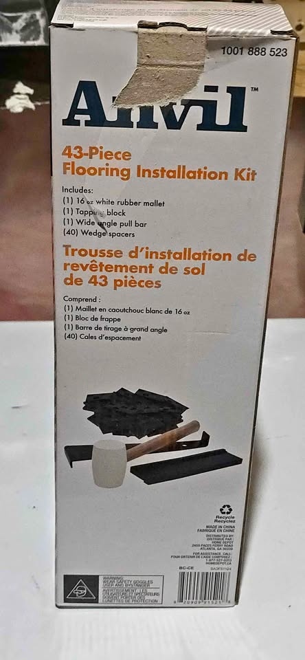 Anvil 43 piece flooring installation kit