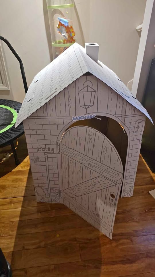Free cardboard playhouse
