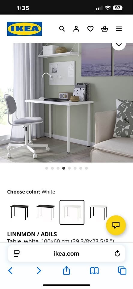 IKEA Linnmon/Adils table( work table / desk)