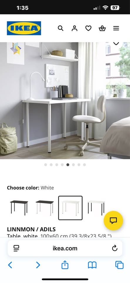 IKEA Linnmon/Adils table( work table / desk) - photo 3