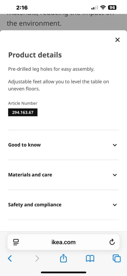 IKEA Linnmon/Adils table( work table / desk) image indicator(6)