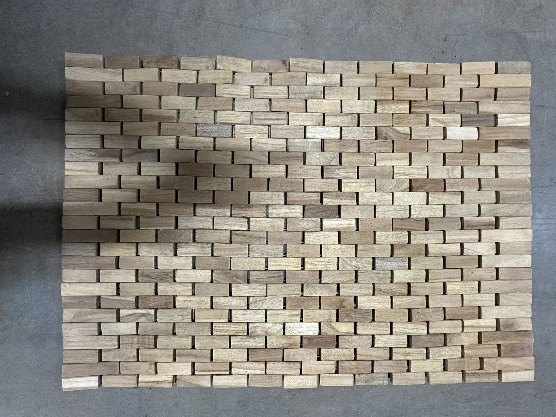 Teak Floor Mat, Excellent Condition #Cleanout - photo 2