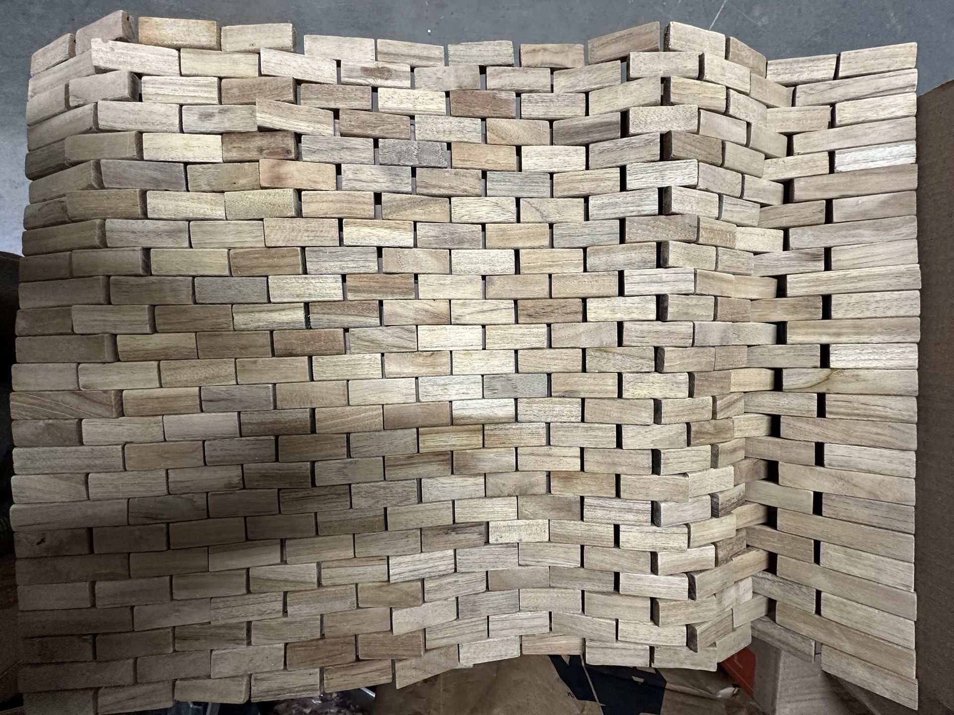 Teak Floor Mat, Excellent Condition #Cleanout - photo 3
