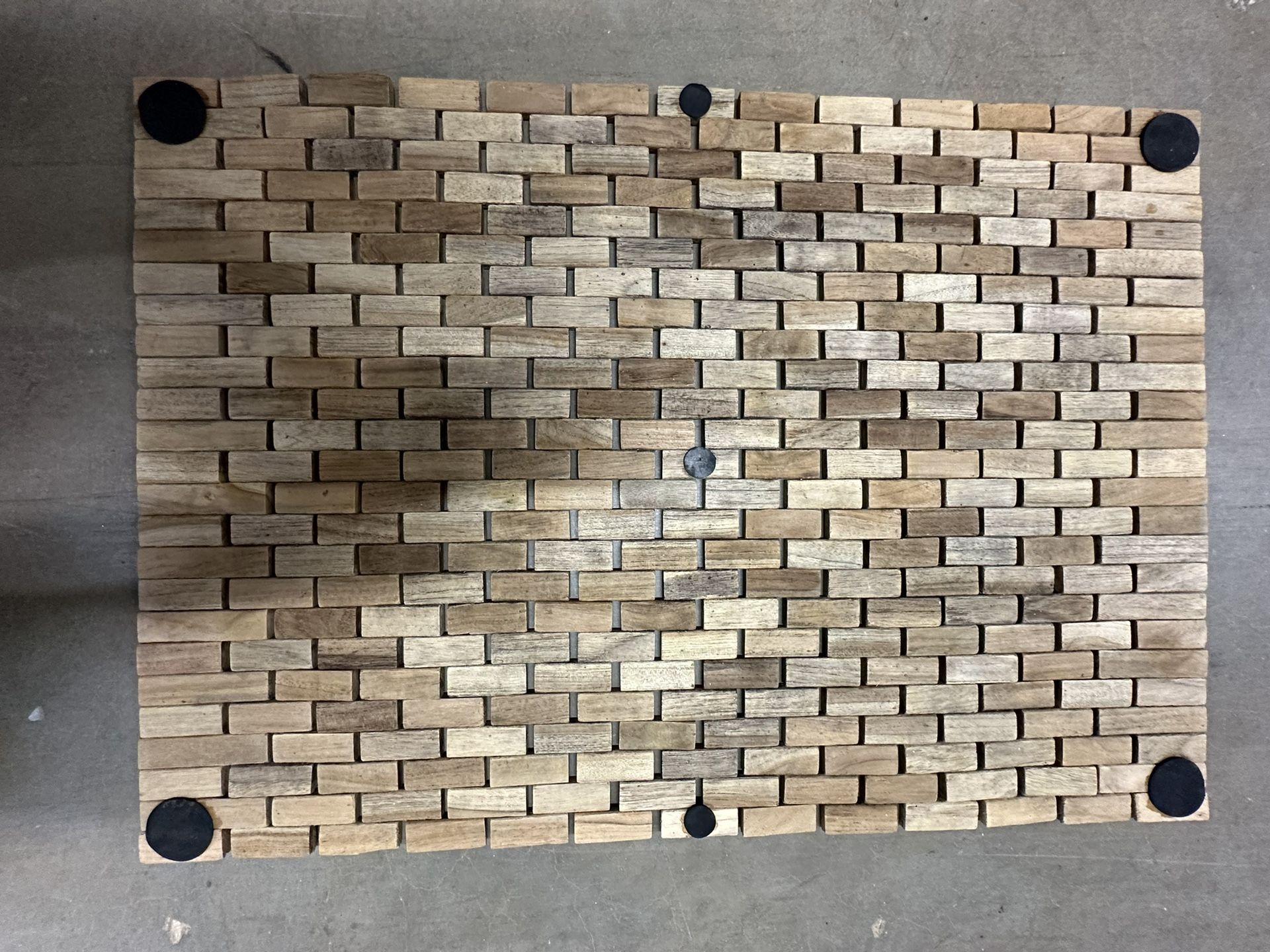 Teak Floor Mat, Excellent Condition #Cleanout - photo 4