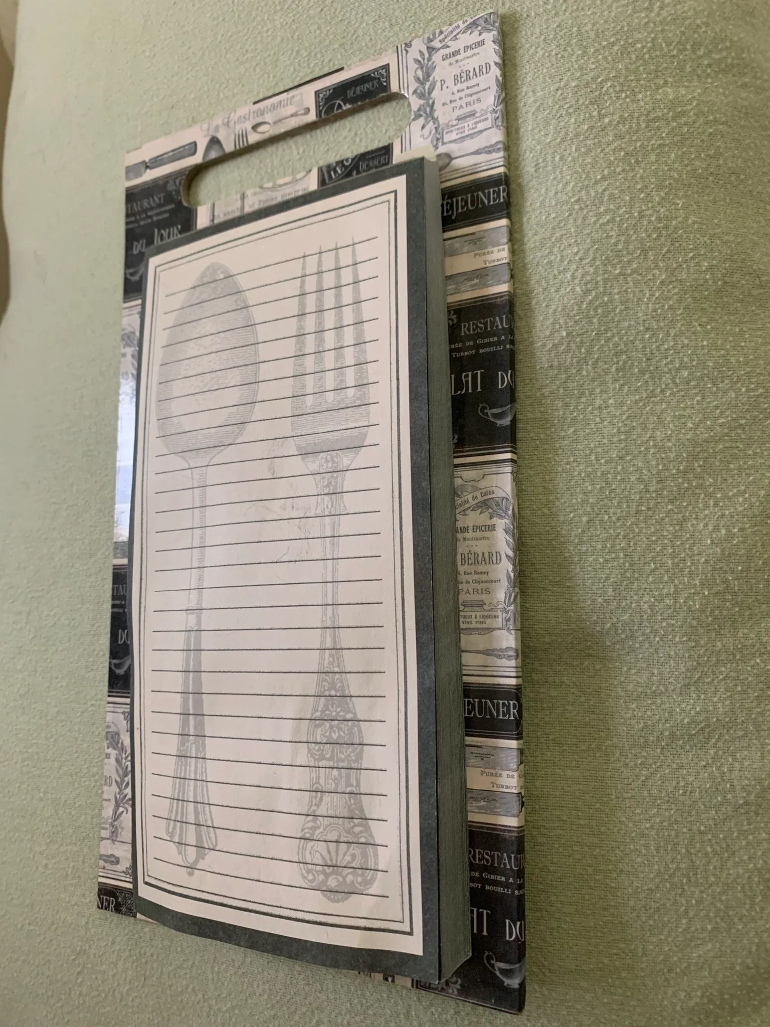 Writing Pad, Kitchen List, Like New #Cleanout