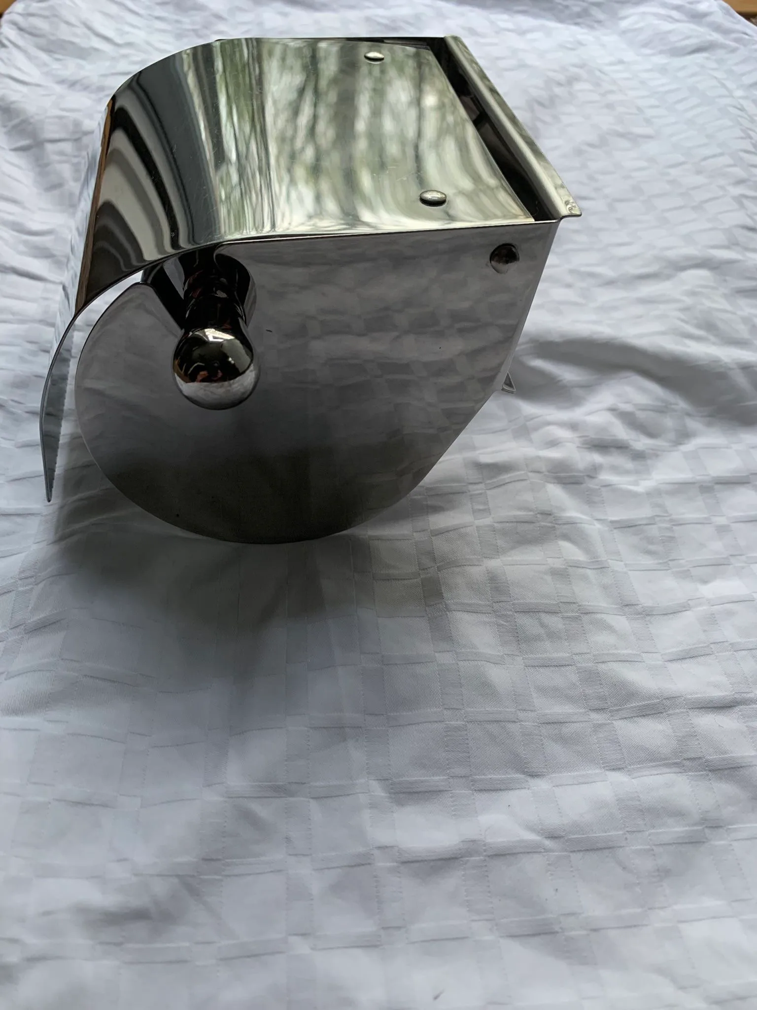 IKEA Baren Toilet Roll Holder Chromed&Stainless Steel #Cleanout