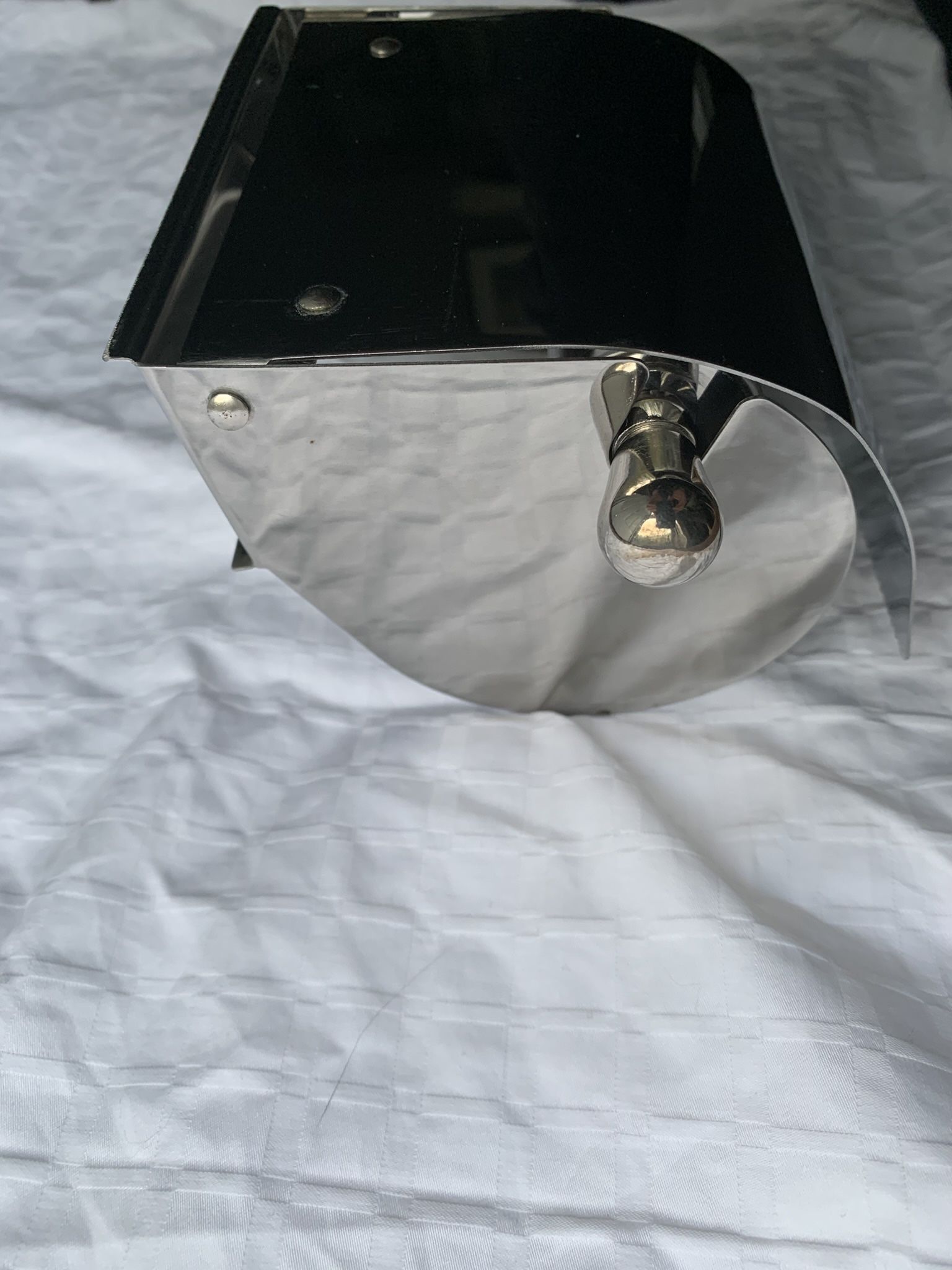 IKEA Baren Toilet Roll Holder Chromed&Stainless Steel #Cleanout - photo 3