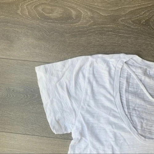 LNA Women's T-shirt Strappy White Short Sleeve Size Small NWT - photo 5