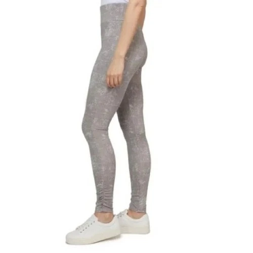 Mexx Women's Leggings Washed Tie Dye Ruched Gray Size Medium - photo 2