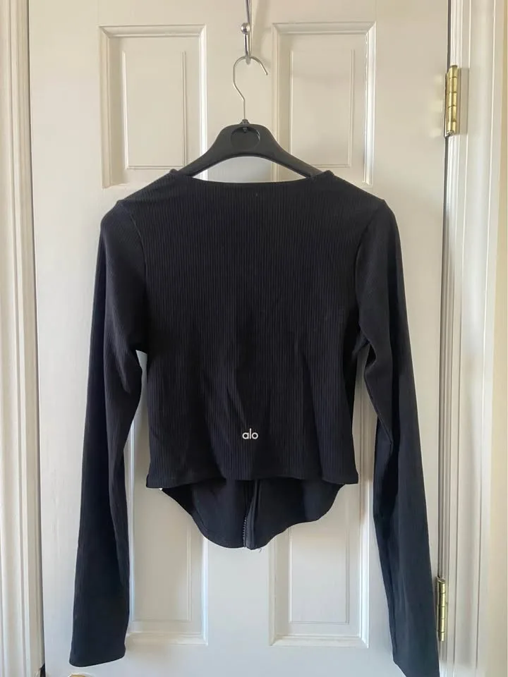 Alo Ribbed Stardust Long Sleeve image indicator(6)