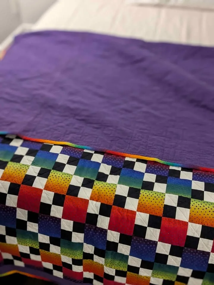 Professionally handmade Quilt for Double/ Queen Sized Bed image indicator(4)