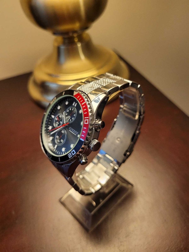 Brand New Men’s Silver Curren Chronometer Fashion Watch - photo 2
