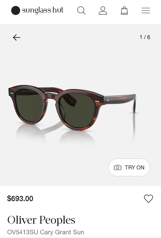 Oliver Peoples Cary Grant Sunglasses