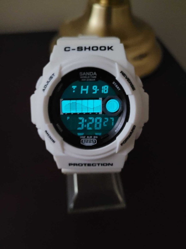 New White Digital C shook Fashion watch
