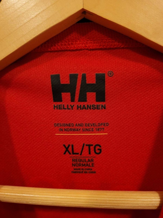 Brand New Helly Hansen SportChek Red Men's T-Shirt Size XL - photo 3