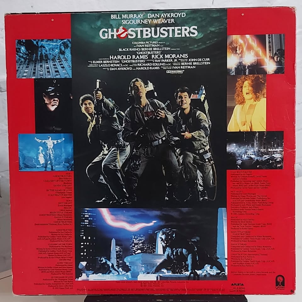 GHOSTBUSTERS original soundtrack vinyl record LP (Rare) - photo 2