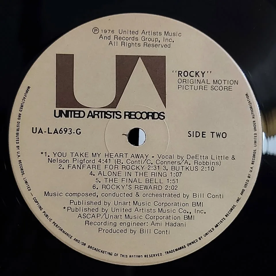 Rocky Original Motion Picture Score vinyl record LP image indicator(9)
