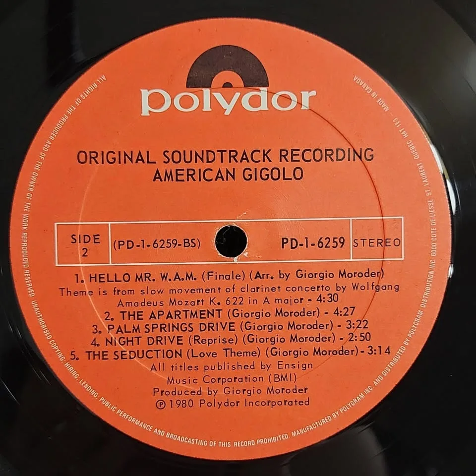 American Gigolo movie soundtrack vinyl record LP image indicator(9)