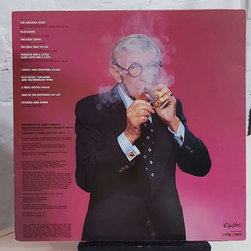 George Burns Vinyl Record LP - photo 3