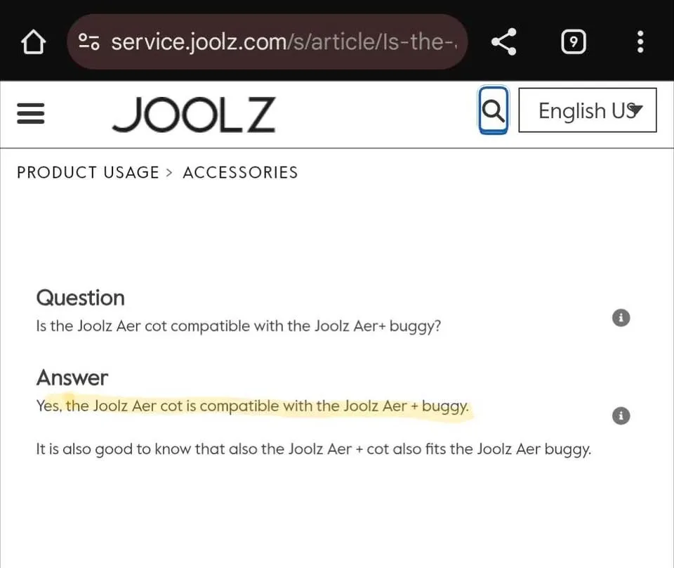 Joolz Aer/Aer+ Bassinet - Like New image indicator(7)