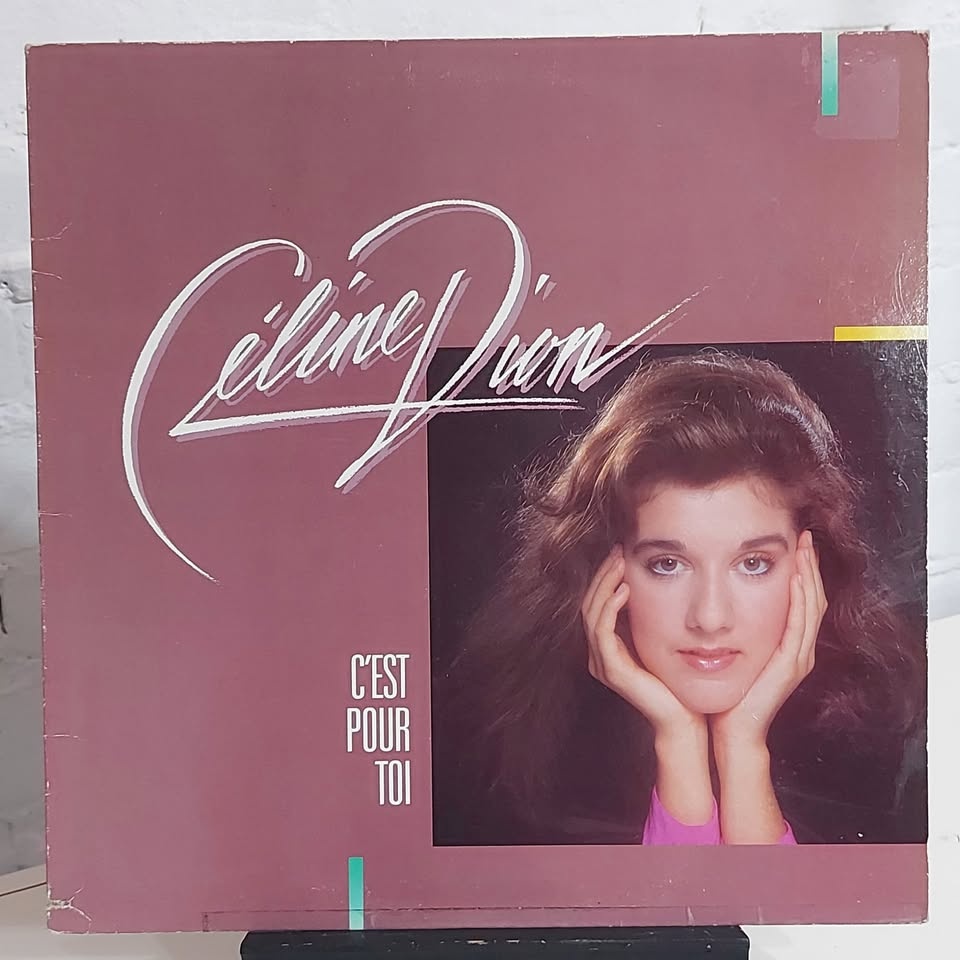 Celine Dion "C'est Pour Toi" vinyl record LP