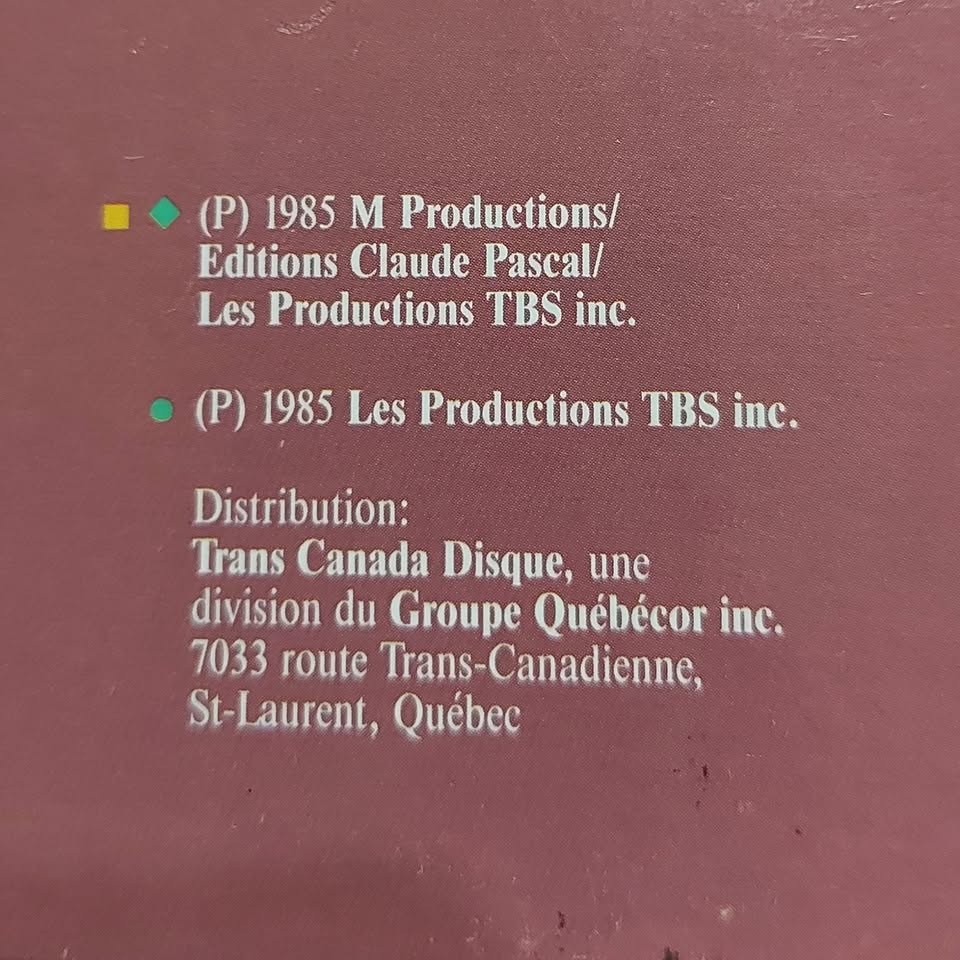 Celine Dion "C'est Pour Toi" vinyl record LP - photo 5