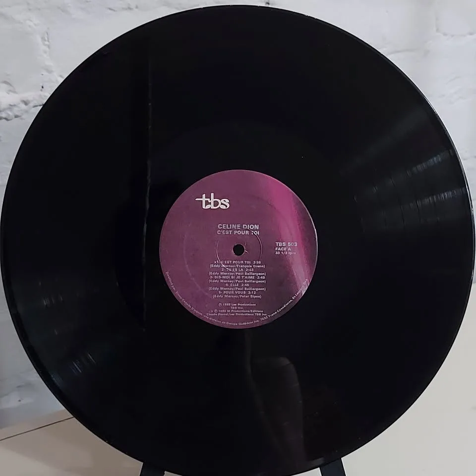Celine Dion "C'est Pour Toi" vinyl record LP image indicator(7)